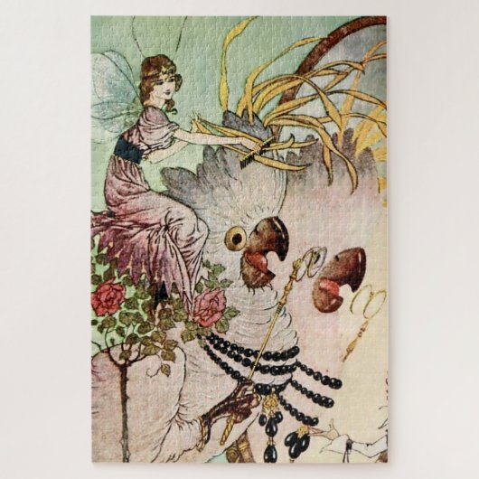 "Fairy Mirror" van Charles Folkard Legpuzzel (Verticaal)