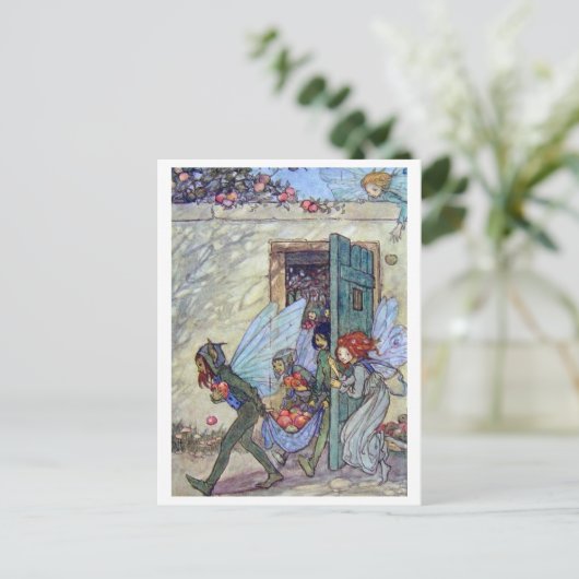 Fairy Mischief Illustration Briefkaart (Staand voorkant)