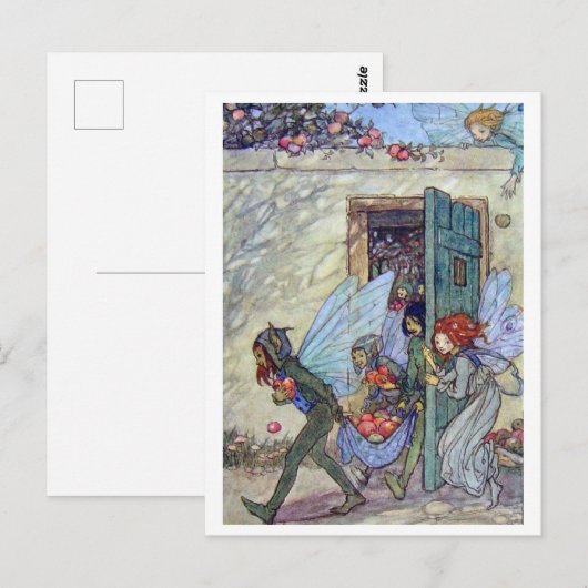 Fairy Mischief Illustration Briefkaart (Voorkant / Achterkant)