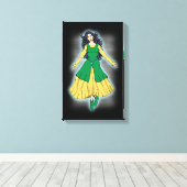 Fairy Mistress Leanan Sidhe Canvas Afdruk (Insitu (Houten vloer))