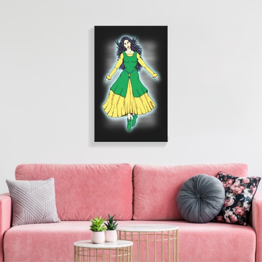 Fairy Mistress Leanan Sidhe Canvas Afdruk (Insitu (Woonkamer))
