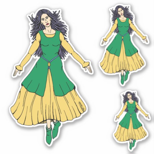 Fairy Mistress Leanan Sidhe Sticker (Voorkant)