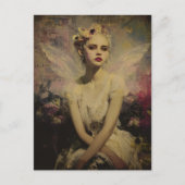 Fairy Mixed Media Collage Briefkaart (Voorkant)