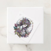 Fairy moeder en kind bedankjes labels (In situ)