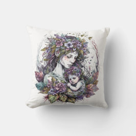 Fairy moeder en kind kussen