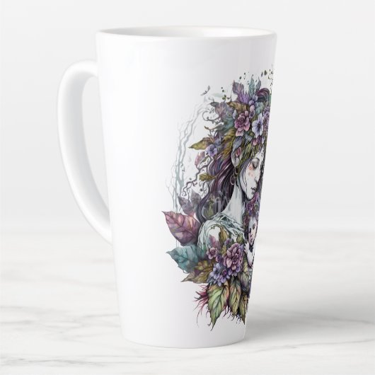 Fairy Moeder en Kind Latte Mok (Linkerhoek)