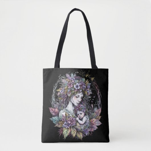 Fairy moeder en kind tote bag (Voorkant)