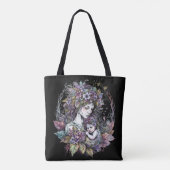 Fairy moeder en kind tote bag (Achterkant)
