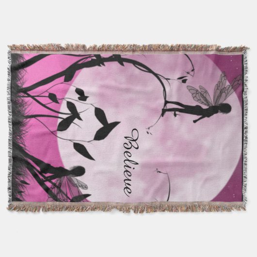Fairy moon Blanket-gooi Deken (Voorkant)
