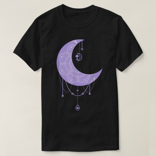 Fairy Moon Celestial Witch Graphic T-shirt (Design voorkant)