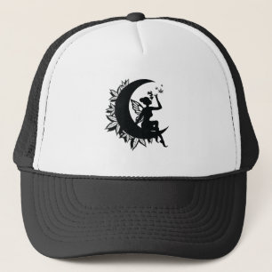 Fairy Moon en het roken van bladeren Trucker Pet