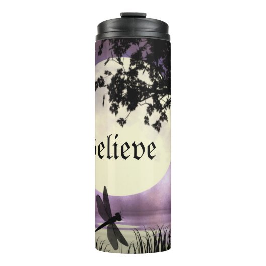 Fairy moon gelooft thermische getumbler thermosbeker (Voorkant)