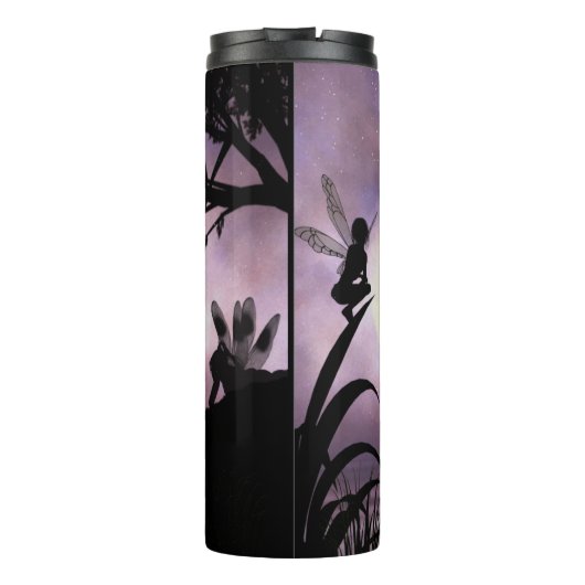 Fairy moon gelooft thermische getumbler thermosbeker (Achterkant)
