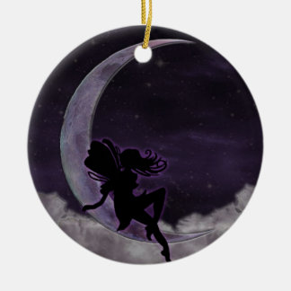 Fairy Moon Keramisch Ornament