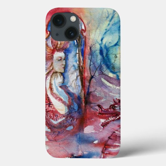 FAIRY MORGANA Artrische Legends Waterverf Case-Mate iPhone Case (Achterkant)