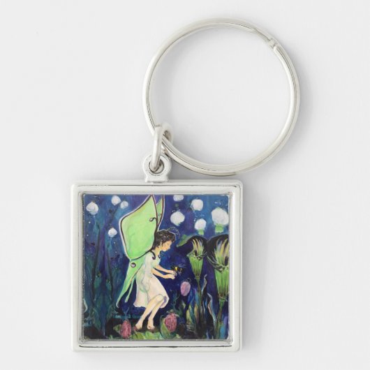 Fairy Moth Luna Slipper Pulpit Maureen Girard Sleutelhanger (Voorkant)