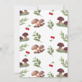 Fairy Mushroom Butterfly Enchanted Forest Birthday Kaart (Achterkant)