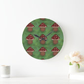 Fairy Mushroom Clock Grote Klok (Huis)