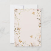 Fairy Mushroom Cottage Boho Waterverf verjaardag Bedankkaart (Achterkant)