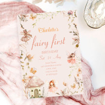 Fairy Mushroom Cottage Boho Waterverf verjaardag