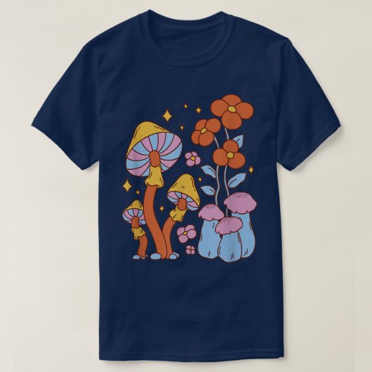 Fairy Mushroom Garden T-shirt (Design voorkant)