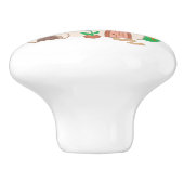 Fairy Mushroom House Keramische Knop (Zijkant)