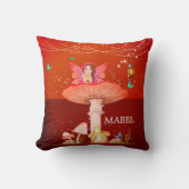 Fairy Mushroom Magic Betoverde Schattige Decor Kussen (Voorkant)