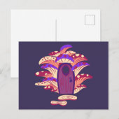 Fairy Mushroom Portal Door Briefkaart (Voorkant / Achterkant)