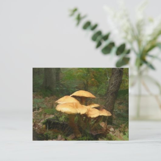Fairy Mushroom Ring Briefkaart (Staand voorkant)