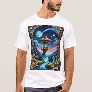 Fairy Mushroom T Shirt van Mystic Dream Realms