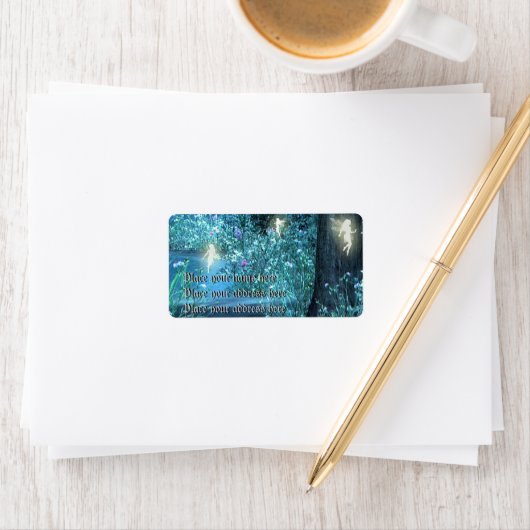 fairy night adreslabels etiket (Insitu)