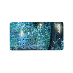 fairy night adreslabels etiket