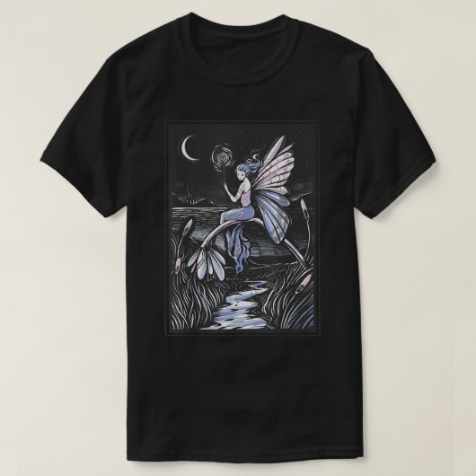 Fairy Night Fairycore Fantasy Magic Natuur Fairywa T-shirt (Design voorkant)