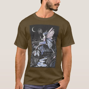 Fairy Night Fairycore Fantasy Magic Natuur Fairywa T-shirt