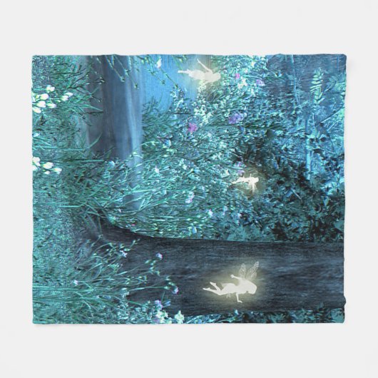 Fairy night fleece deken 50 x 60 inch (Voorkant (Horizontaal))