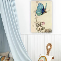  Fairy Nursery Art Fairy Rides Een Vlinder