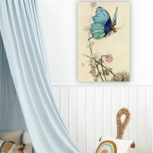 Fairy Nursery Art Fairy Rides Een Vlinder Poster
