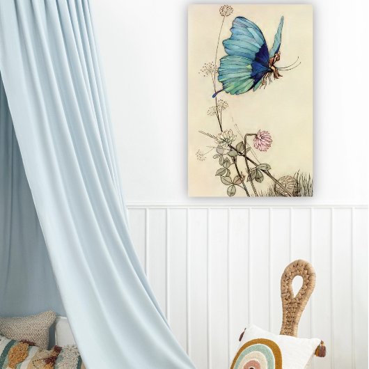 Fairy Nursery Art Fairy Rides Een Vlinder Poster
