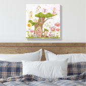 Fairy Nursery Décor Set van 3 Canvas Afdruk (Insitu (Slaapkamer))