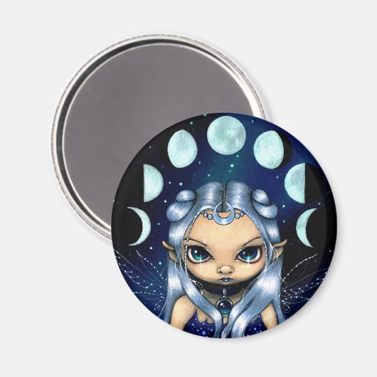 "Fairy of the Changing Moons" Magnet (Voorkant / Achterkant)