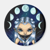 "Fairy of the Changing Moons" Magnet (Voorkant)