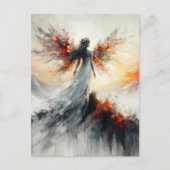 Fairy op de berg fantasie briefkaart (Voorkant)