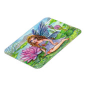 Fairy op Lily Pad Magneet (Linkerzijde)
