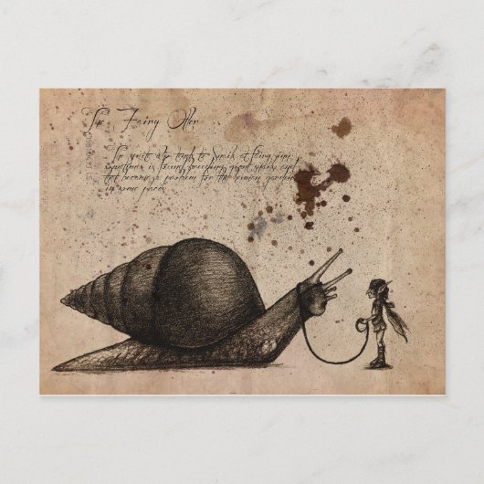 Fairy Ostler Briefkaart (Voorkant)