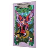 Fairy Paarse rode paddenstoel gotisch Klembord (Links)