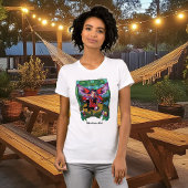 Fairy Paarse rode paddenstoel gotisch T-shirt