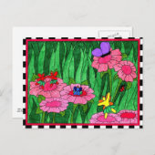 Fairy Party-Briefkaart Briefkaart (Voorkant / Achterkant)