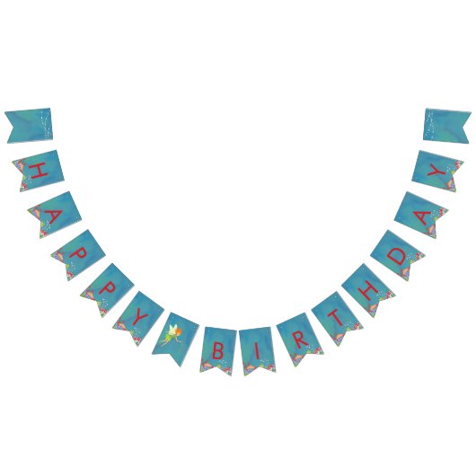 Fairy Party Bunting Flag Banner (Happy Birthday) (Alle)