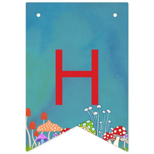 Fairy Party Bunting Flag Banner (Happy Birthday) (Tweede vlag)