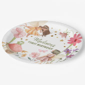 Fairy Party Enchanted Forest Garden Fairy Birthday Papieren Bordje (Gekanteld)